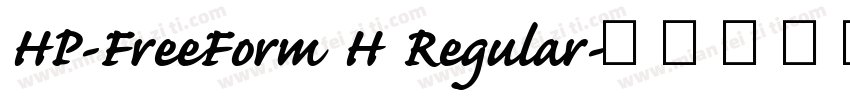 HP-FreeForm H Regular字体转换